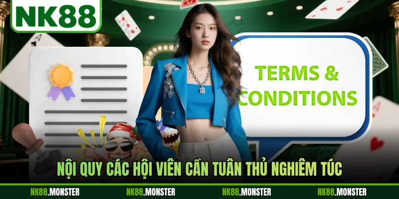 Nội quy các hội viên cần tuân thủ nghiêm túc
